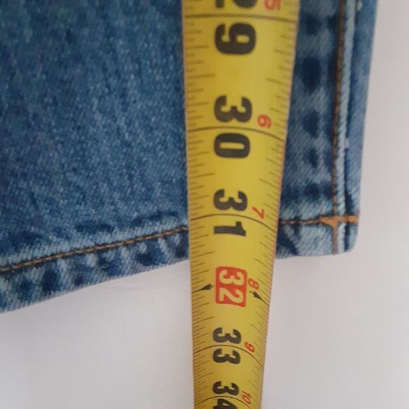 Lucky Brand Jeans Mens 36x32 Blue Denim 221 Original Straight Distressed - Picture 13 of 13